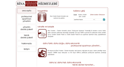Desktop Screenshot of binahizmetleri.com