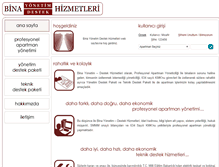 Tablet Screenshot of binahizmetleri.com